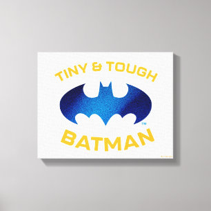 Cuter Than Cute Tiny & Tough Batman Canvas Afdruk