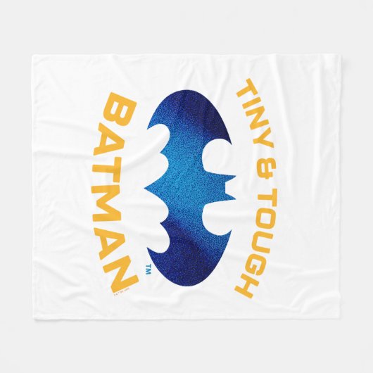 Cuter Than Cute Tiny & Tough Batman Fleece Deken (Voorkant (Horizontaal))