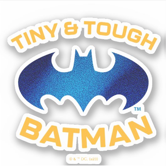 Cuter Than Cute Tiny & Tough Batman Sticker (Voorkant)