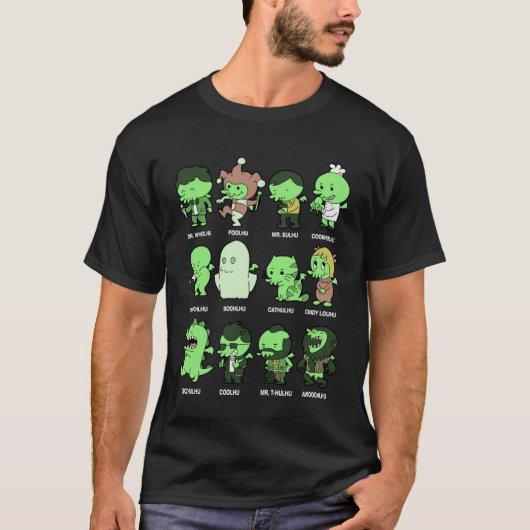 Cutes Cthulhus Mythos Cosplay Artwork T-shirt (Voorkant)