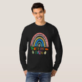 Cutest 5th Grade Bunnies Eggs Boho Rainbow Happy E T-shirt (Voorkant volledig)