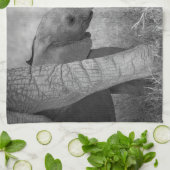 Cutest Baby Animals | Baby Elephants Greeting Theedoek (Gevouwen)