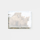 Cutest Baby Animals | Bear & Cubs Post-it® Notes (Voorkant)