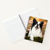 Cutest Baby Animals | Black & White Border Collie Notitieboek (Binnen)