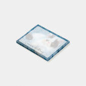 Cutest Baby Animals | Black & White Kitten Post-it® Notes (Schuin)