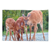 Cutest Baby Animals | Fawn with Babies Kussensloop (Achterkant)