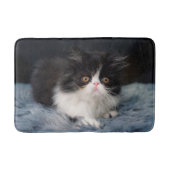 Cutest Baby Animals | Fluffy B&W Kitten Badmat (Voorkant)