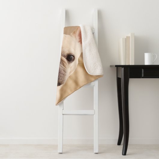 Cutest Baby Animals | French Bulldog Head Tilt Sherpa Deken (In situ)