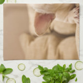 Cutest Baby Animals | French Bulldog Head Tilt Theedoek (Gevouwen)