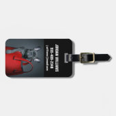 Cutest Baby Animals | French Bulldog in Handbag Bagagelabel (Voorkant horizontaal)