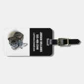 Cutest Baby Animals | French Bulldog Look Up Bagagelabel (Voorkant horizontaal)