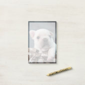 Cutest Baby Animals | French Bulldog Post-it® Notes (Op bureau)