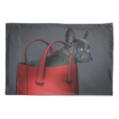 Cutest Baby Animals | French Bulldog Red Hand Bag Kussensloop (Achterkant)