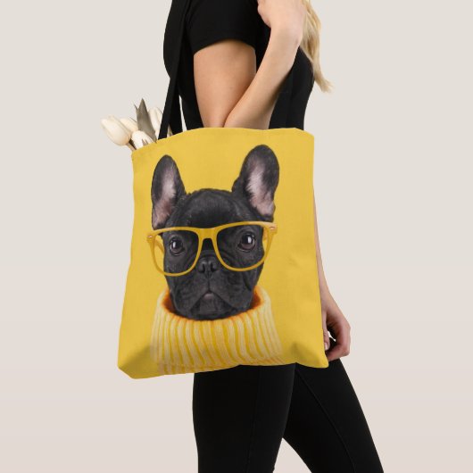 Cutest Baby Animals | French Bulldog Sunglasses Tote Bag (Dichtbij)