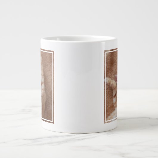 Cutest Baby Animals | Ginger Kitten Yawning Grote Koffiekop (Voorkant)