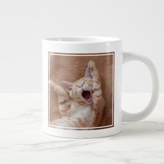 Cutest Baby Animals | Ginger Kitten Yawning Grote Koffiekop (Rechts)