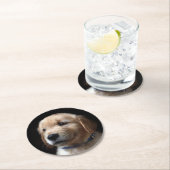 Cutest Baby Animals | Golden Retriever Puppy Ronde Kartonnen Onderzetter (Insitu)