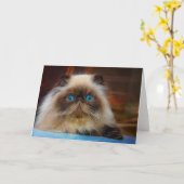 Cutest Baby Animals | Himalayan Cat Kaart (Gele Bloem)