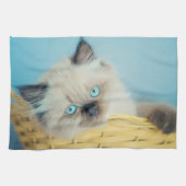 Cutest Baby Animals | Himalayan Seal Point Cat Theedoek (Horizontaal)