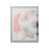 Cutest Baby Animals | Jack Russell Dog Santa Claus Notitieblok (Linkerzijde)