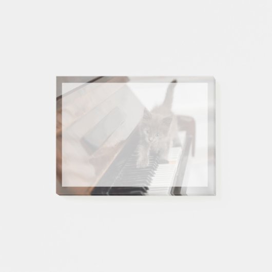 Cutest Baby Animals | Kitten on Piano Post-it® Notes (Voorkant)