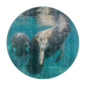 Cutest Baby Animals | Manatee & Baby Snijplank (Voorkant)