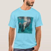 Cutest Baby Animals | Manatee & Baby T-shirt (Voorkant)