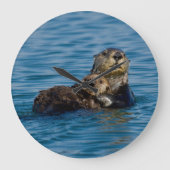 Cutest Baby Animals | Mother & Baby Sea Otter Grote Klok (Voorkant)