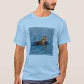 Cutest Baby Animals | Mother & Baby Sea Otter T-shirt (Voorkant)