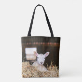 Cutest Baby Animals | Newborn Lamb Tote Bag (Achterkant)