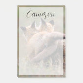 Cutest Baby Animals | Red Fox Kits Locking Tails Post-it® Notes (Voorkant)