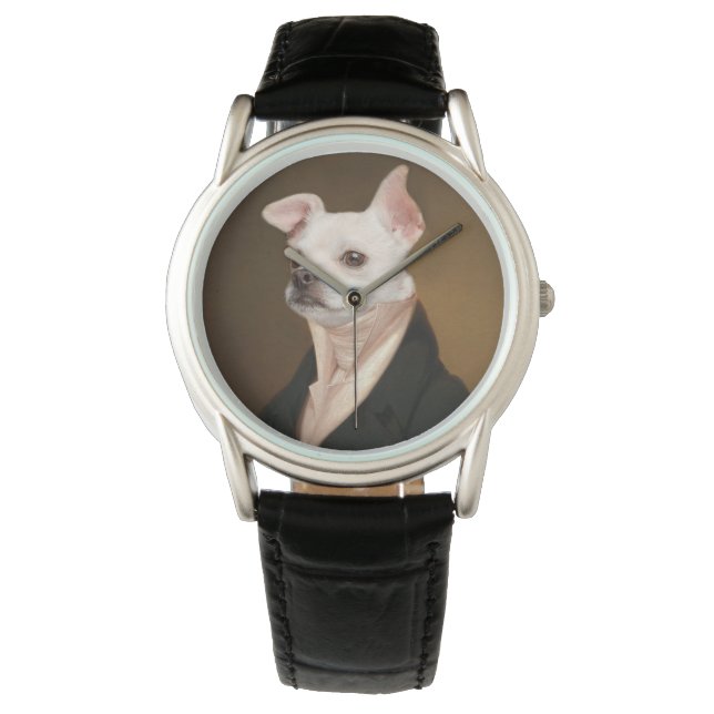 Cutest Baby Animals | Royal Chihuahua Portrait Horloge (Voorkant)