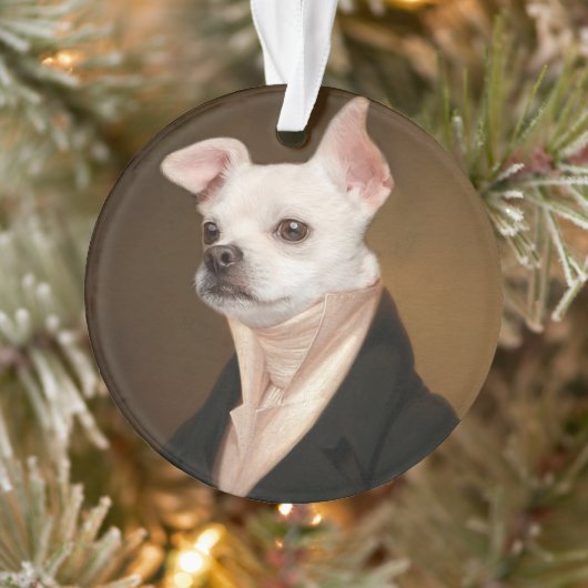 Cutest Baby Animals | Royal Chihuahua Portrait Ornament (Boom)