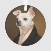 Cutest Baby Animals | Royal Chihuahua Portrait Ornament (achterkant)