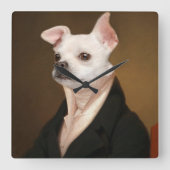 Cutest Baby Animals | Royal Chihuahua Portrait Vierkante Klok (Voorkant)