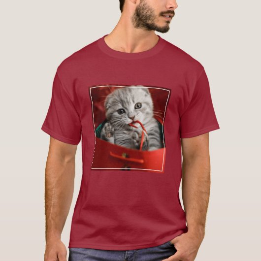 Cutest Baby Animals | Scottish Fold Kitten T-shirt (Voorkant)
