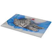 Cutest Baby Animals | Tabby Kitten in Play Tunnel Snijplank (Hoek)