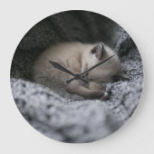 Cutest Baby Animals | Tiny Kitten Sleeping Grote Klok (Voorkant)
