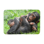 Cutest Baby Animals | Two Young Chimpanzees Badmat (Voorkant)
