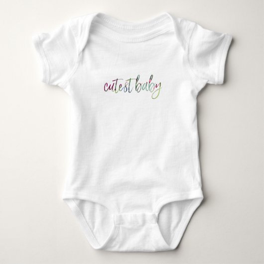 CUTEST BABY Bodysuit (Voorkant)