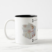 Cutest Baby Ever! Personalized Photo Mug with Name Tweekleurige Koffiemok (Links)