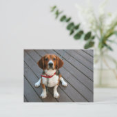 Cutest Beagle Dog Ever Briefkaart (Staand voorkant)