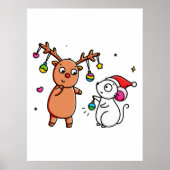 CUTEST BEST FRIENDS SHARING IS CARING POSTER (Voorkant)