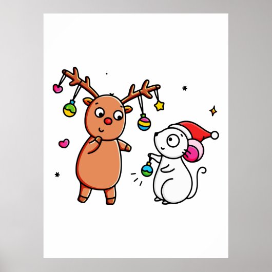 CUTEST BEST FRIENDS SHARING IS CARING POSTER (Voorkant)