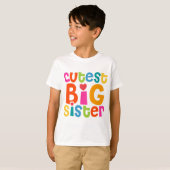 Cutest Big Sister T-shirt (Voorkant volledig)