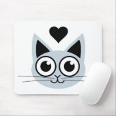 Cutest Blue Cat Muismat (Met muis)