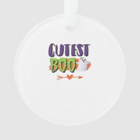Cutest Boo Halloween Funny Casual Ornament (voorkant)