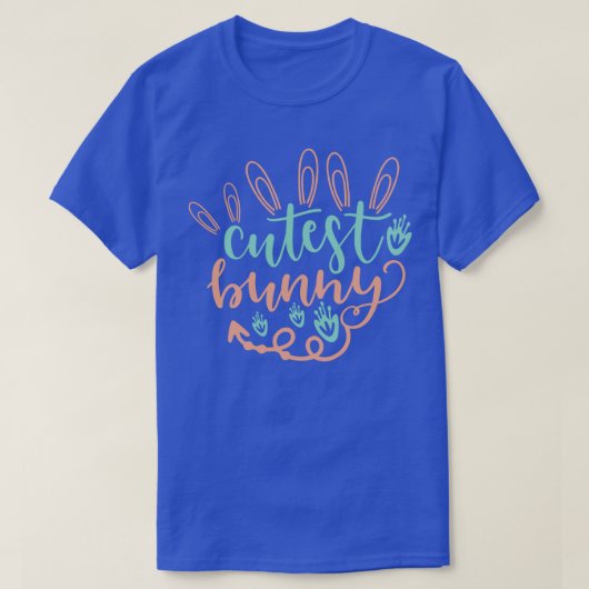 Cutest Bunny Easter T-shirt (Design voorkant)