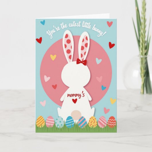Cutest Bunny Ever Greeting Card Kaart (Voorkant)