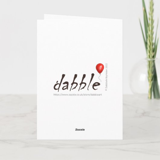 Cutest Bunny in de wereld! Bedankkaart (Achterkant)